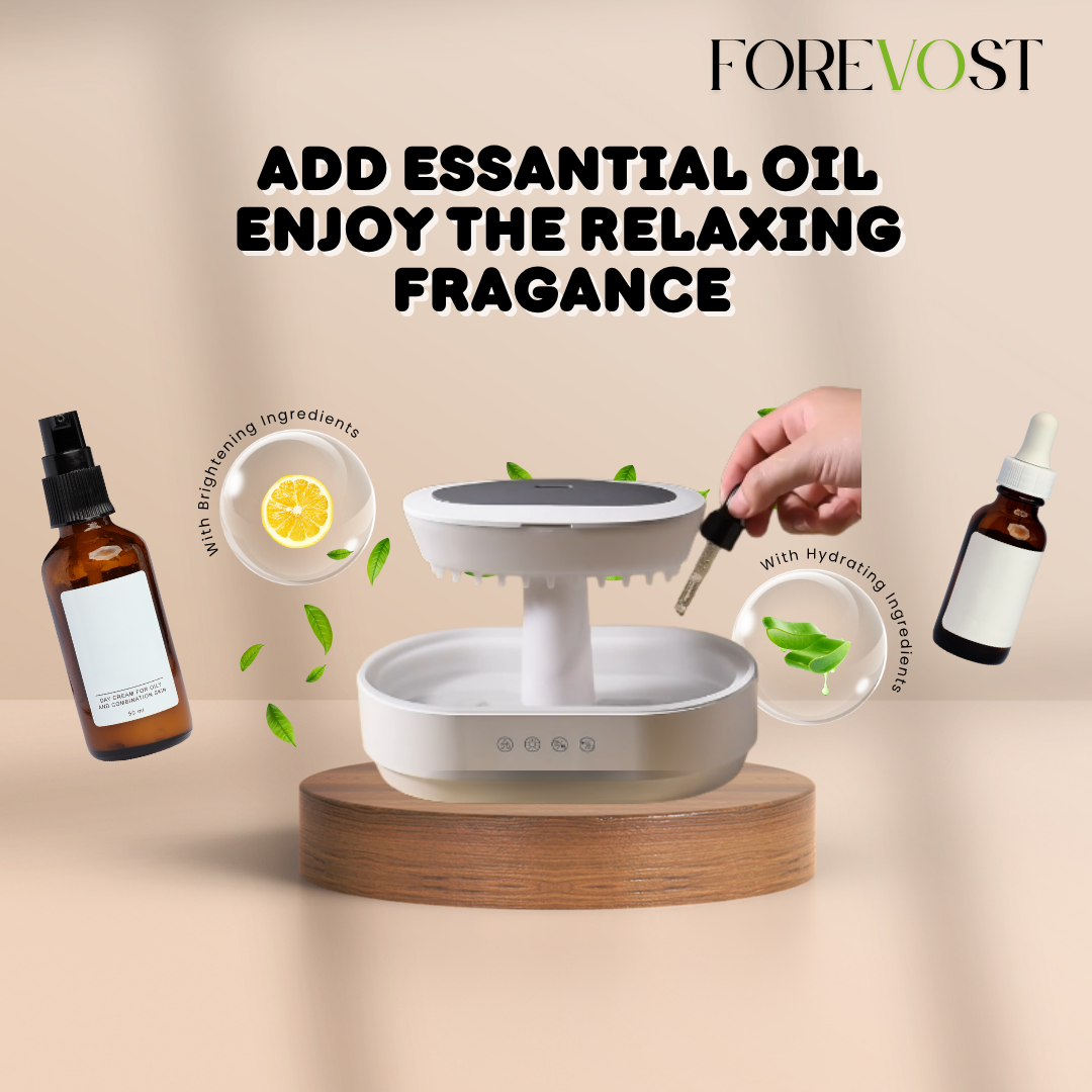 Forevost™, Aroma Diffuser Raindrop Humidifer