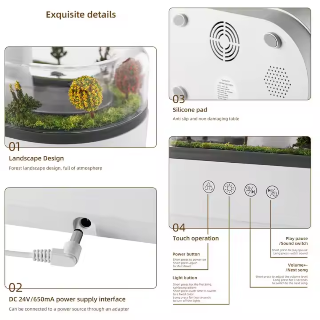 Forevost™, Aroma Diffuser Raindrop Humidifer